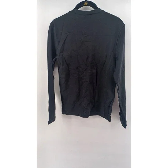 Harley Davidson T-Shirt Women’s Small Black Long Sleeve V-Neck Biker Cool Light - Picture 2 of 7